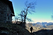 In CANTO ALTO da Cler di Sedrina - Prati Parini il 18 gennaio 2018 - FOTOGALLERY